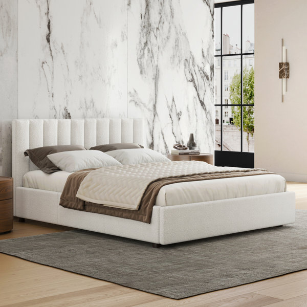 Omax Decor Jaxon Upholstered Platform Bed & Reviews Wayfair